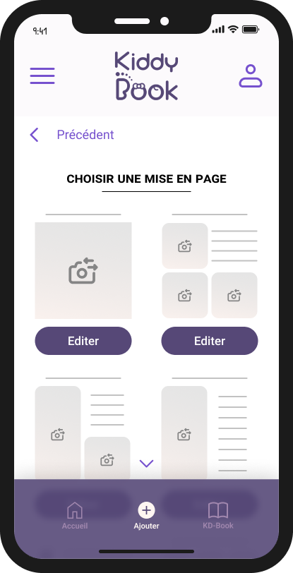 Choisir une mise en page